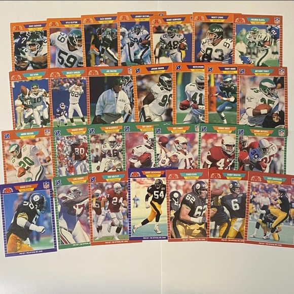 Vintage 1989 Pro Set Football Card Lot 171 Cards - Picture 12 of 12